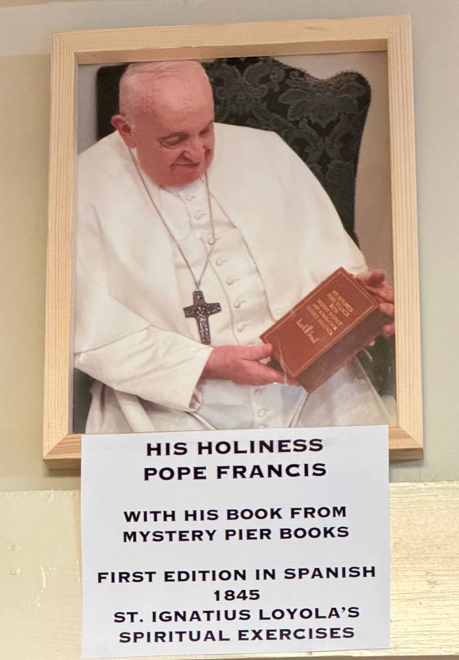 BOOK FROM MPB TO HIS HOLINESS POPE FRANCIS