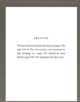 The Corrections