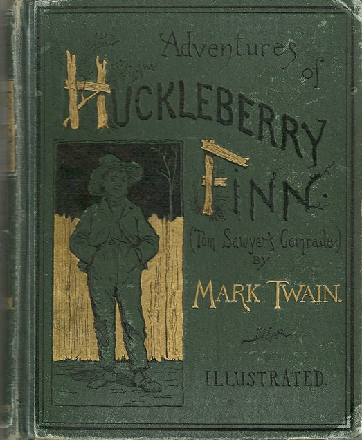 Item #10125 Adventures Of Huckleberry Finn. Mark TWAIN.