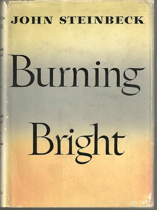 Item #10180 Burning Bright. John STEINBECK