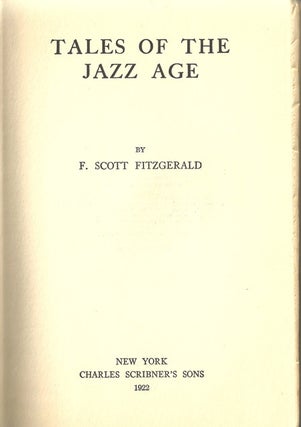 Tales of the Jazz Age