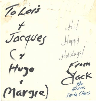 Jack Kerouac Christmas Card
