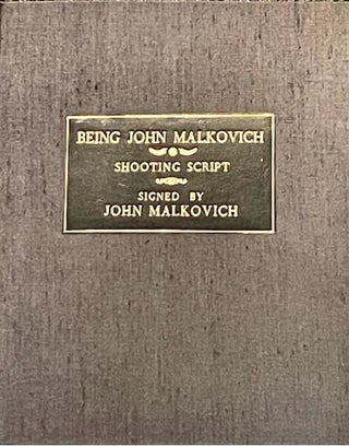 Item #10262 BEING JOHN MALKOVICH. Charlie KAUFMAN