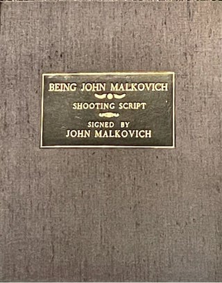 Item #10262 BEING JOHN MALKOVICH. Charlie KAUFMAN