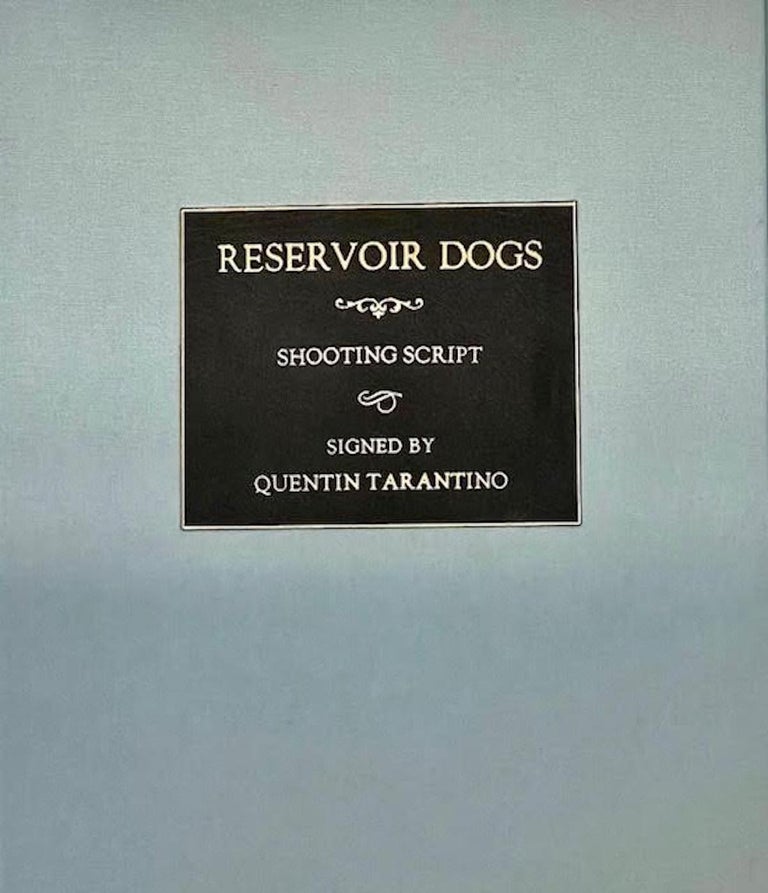 Item #10381 RESERVOIR DOGS. Quentin TARANTINO.