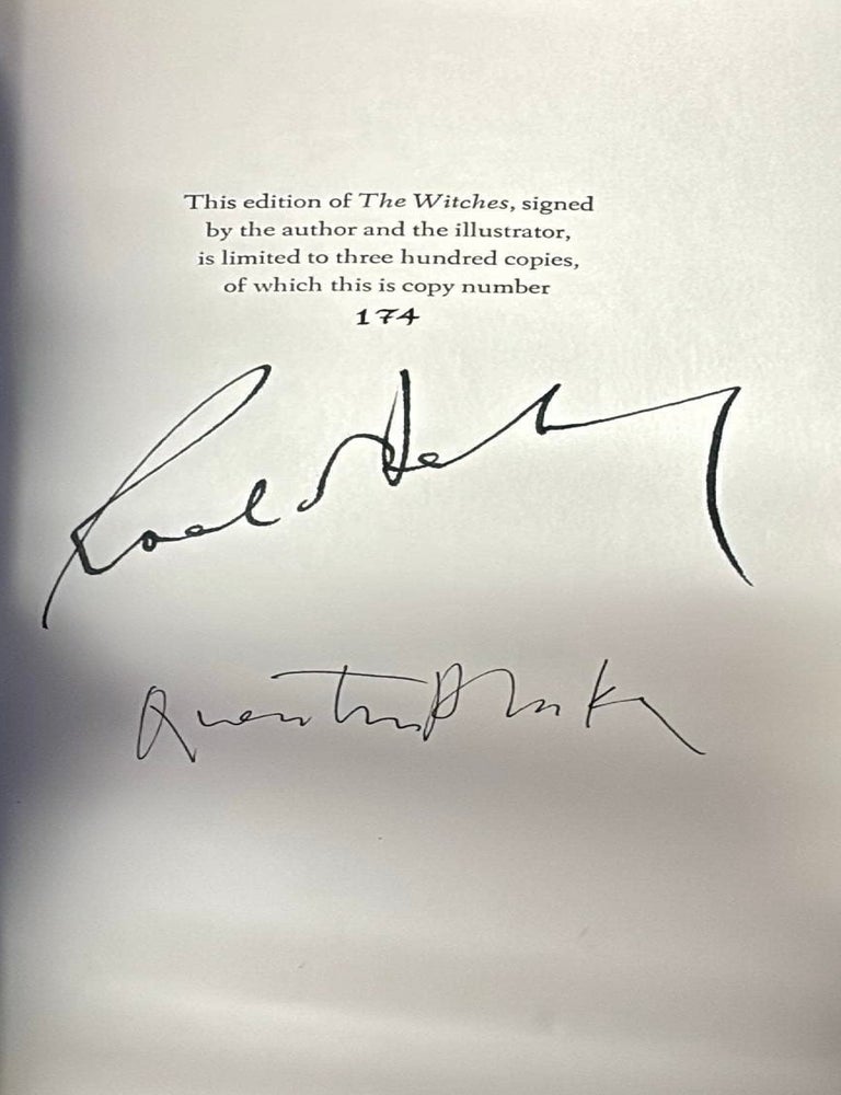 Item #10545 The Witches. Roald Dahl.