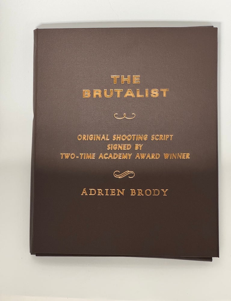 Item #10560 THE BRUTALIST. Brady CORBET, Mona FASTVOLD.